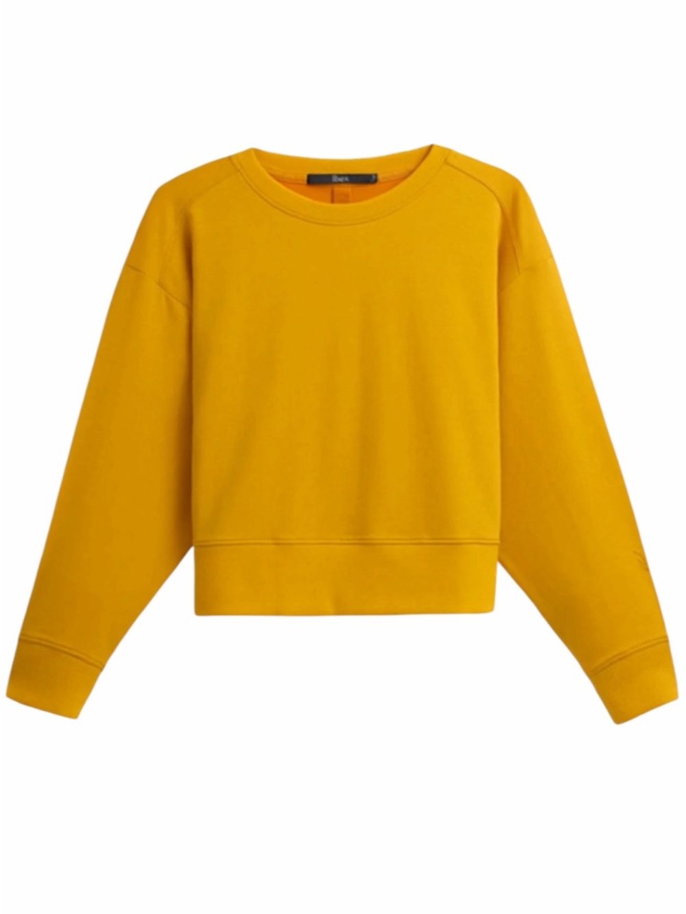 IBEX Organic Cotton Merino Wool Cropped Sweatshirt Size Medium